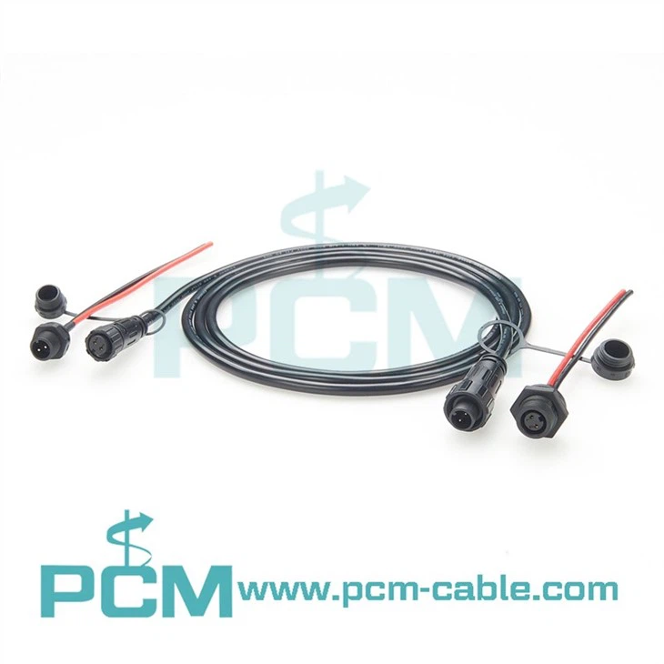 Push Lock M12 M16 LED Driver Extension Cable