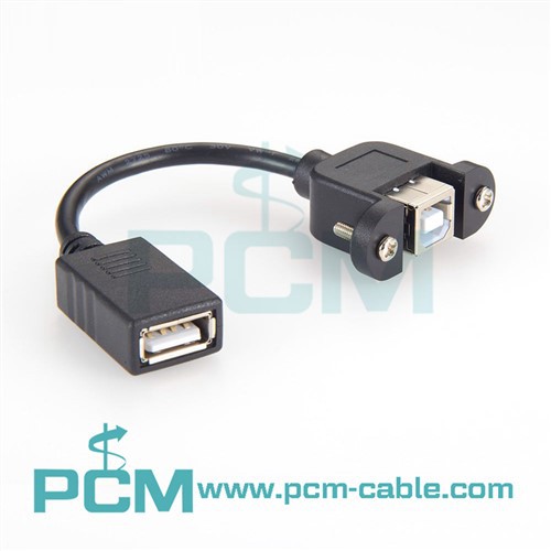 VGA USB-A–B-sovitin, naaraspuolinen laipio