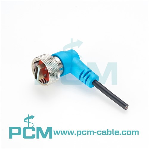 Vedenpitävä USB-tyypin A uroskaapeli, oikea kulma