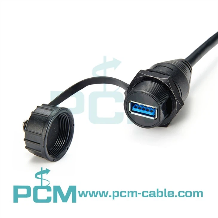 Vedenpitävä USB 3.{1}} Kaapelikokoonpano