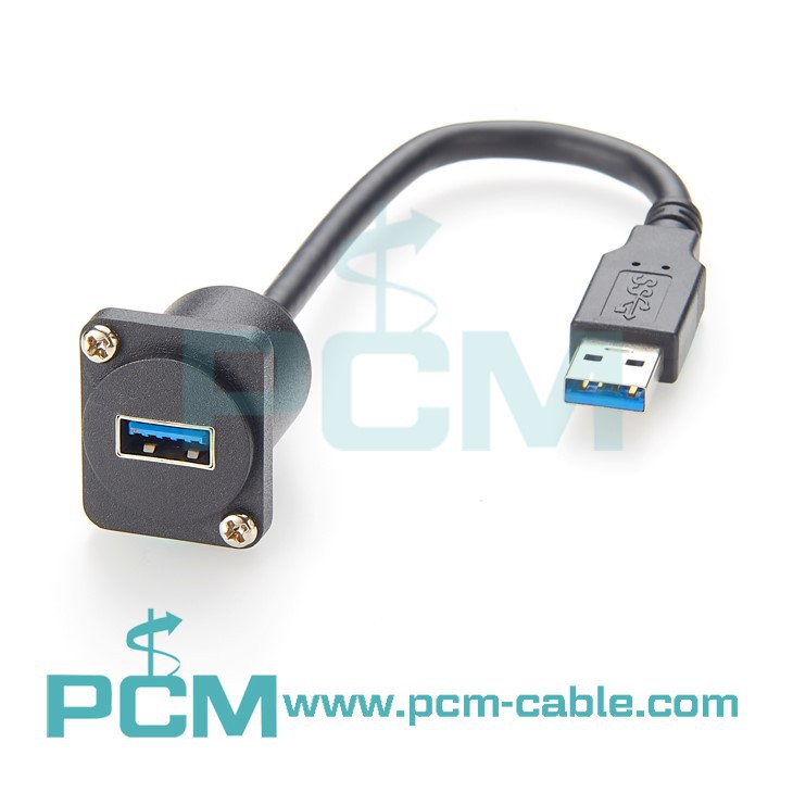 USB30 panel mount cable USB30 panel mount cable