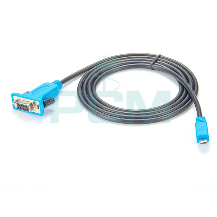 Micro USB to RS232 DB9 sarjasovitinkaapeli DB9 naaras sarjamuunnin