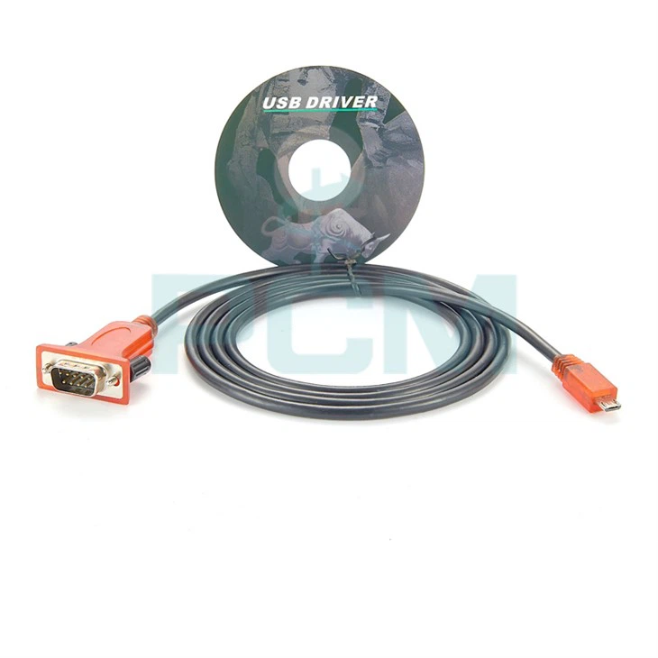 Micro USB - RS232 DB9 sarjasovitinkaapeli Micro USB -sarjamuunnin