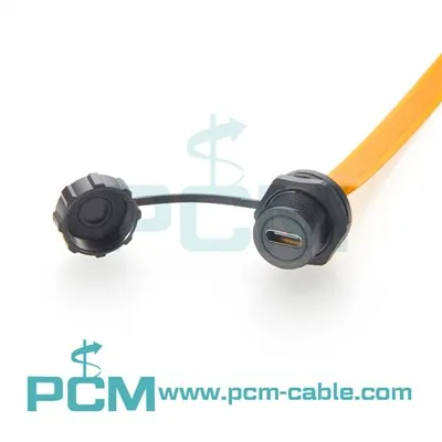 Joustava USB C FPC -kaapeli IP67 -vedenpitävällä luokituksella